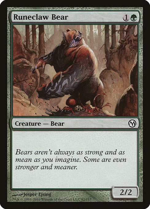 Runeclaw Bear (82) [Duels of the Planeswalkers]