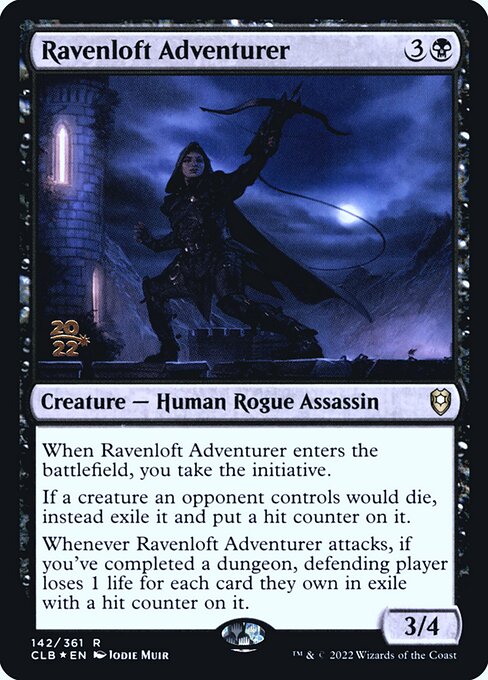 Ravenloft Adventurer (142s) [Battle for Baldur's Gate Promos]