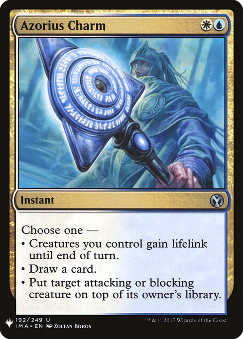 Azorius Charm (IMA-192) [The List]