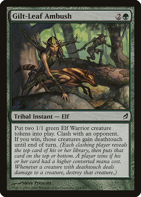 Gilt-Leaf Ambush (214) [Lorwyn]