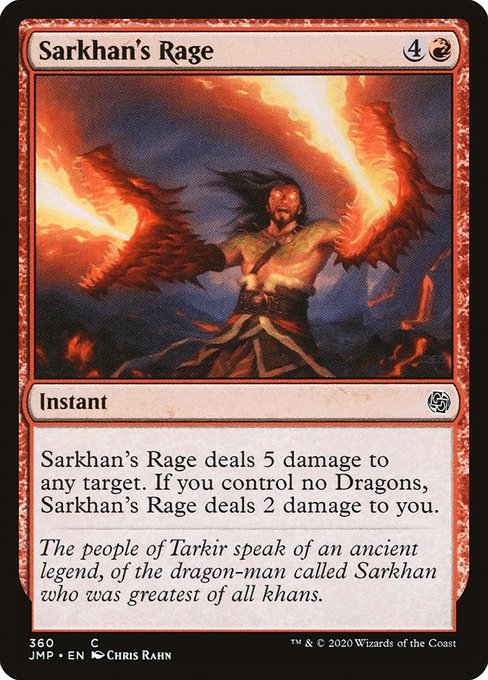 Sarkhan's Rage (360) [Jumpstart]