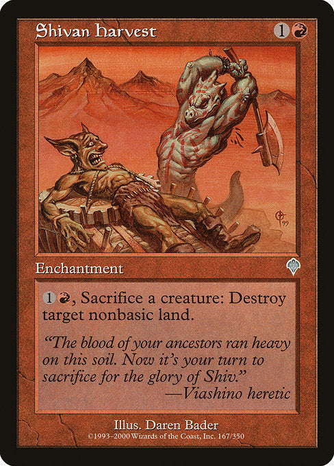 Shivan Harvest (167) [Invasion]