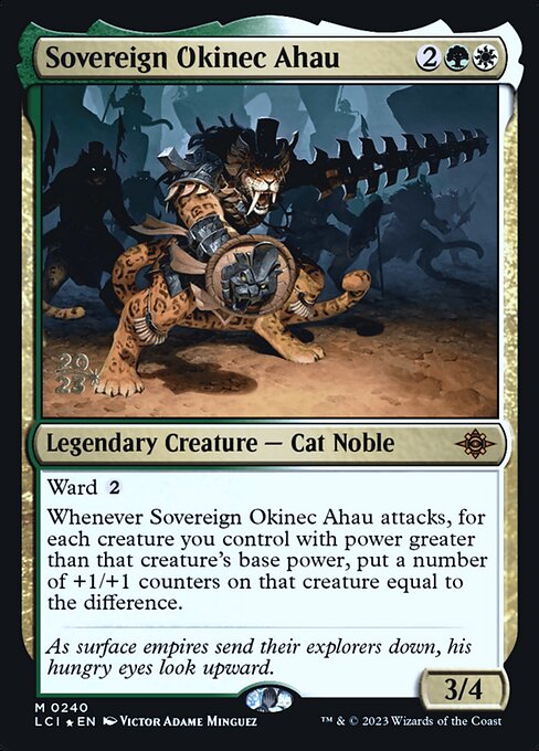 Sovereign Okinec Ahau (240s) [The Lost Caverns of Ixalan Promos]