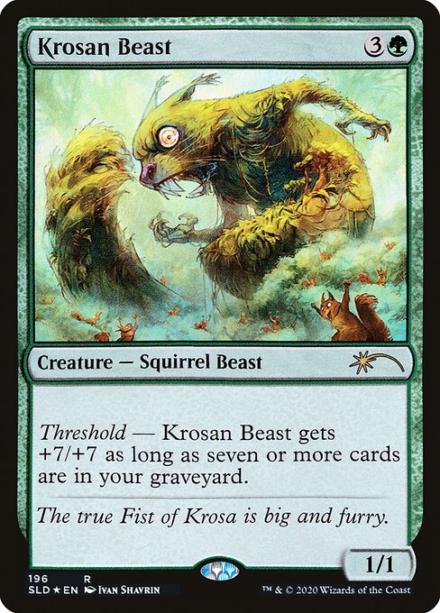 Krosan Beast (196) [Secret Lair Drop]