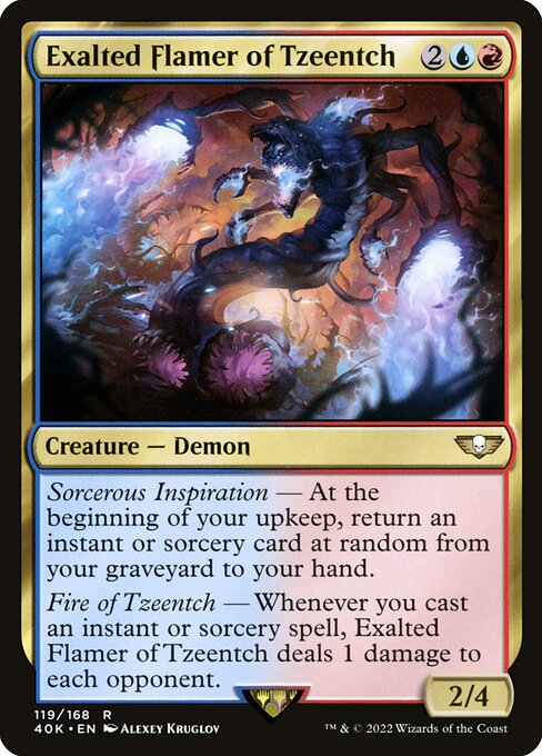Exalted Flamer of Tzeentch (119) [Warhammer 40,000 Commander]