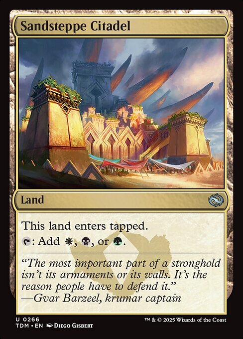 Sandsteppe Citadel (266) [Tarkir: Dragonstorm]