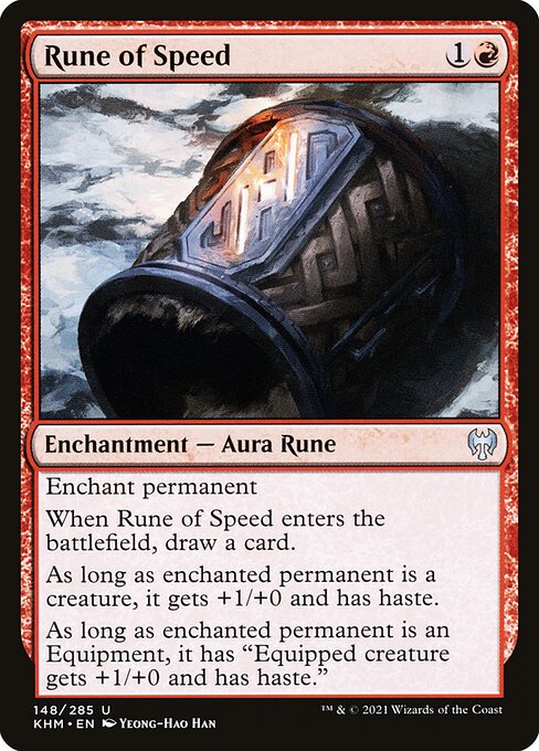 Rune of Speed (148) [Kaldheim]