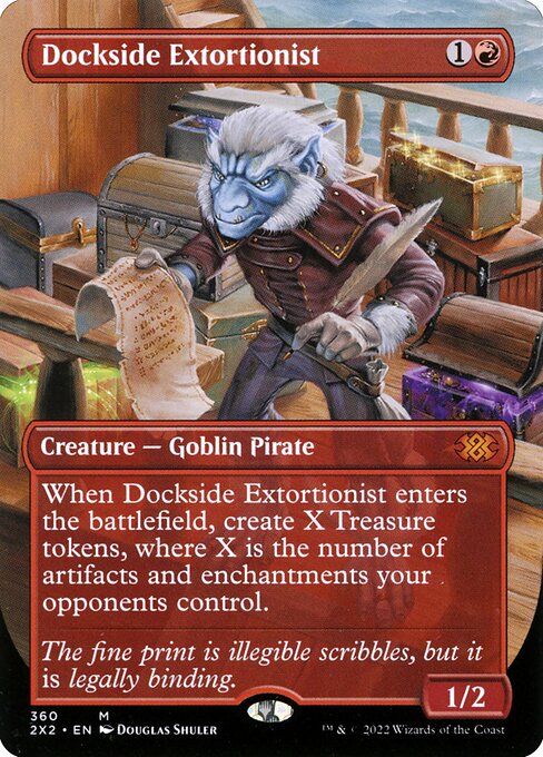 Dockside Extortionist (360) [Double Masters 2022] [Borderless]