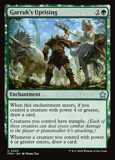 Garruk's Uprising (220) [Foundations]