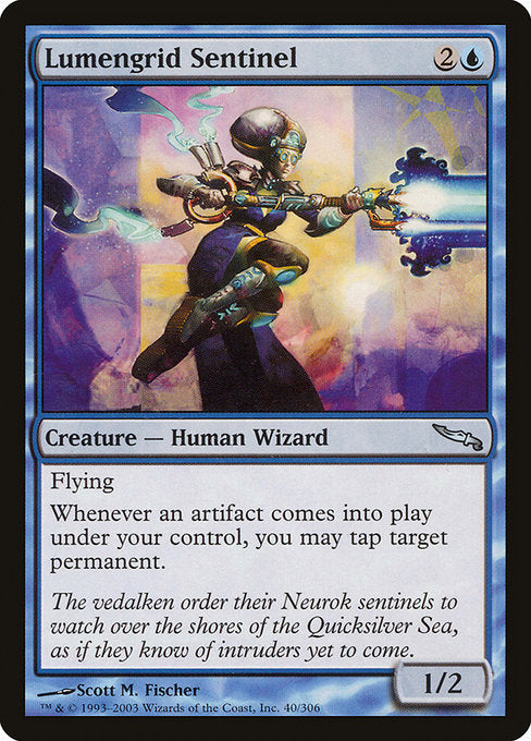 Lumengrid Sentinel (40) [Mirrodin]