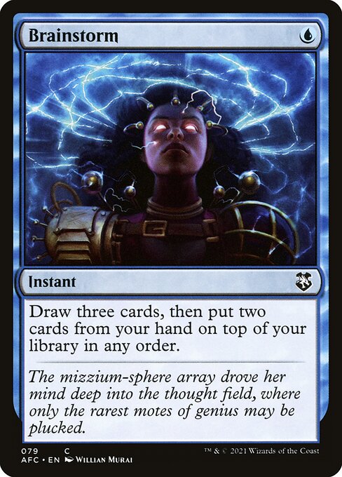Brainstorm (79) [Forgotten Realms Commander]