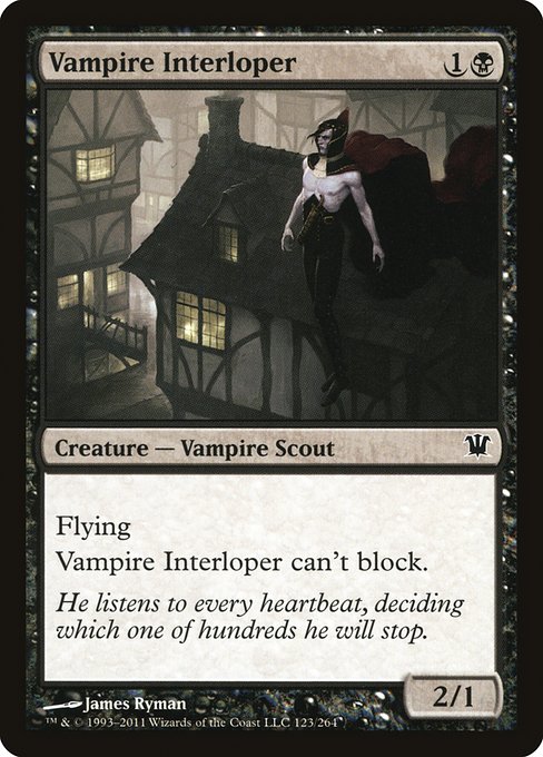 Vampire Interloper (123) [Innistrad]