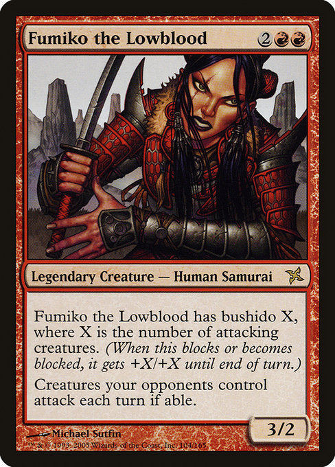 Fumiko the Lowblood (104) [Betrayers of Kamigawa]