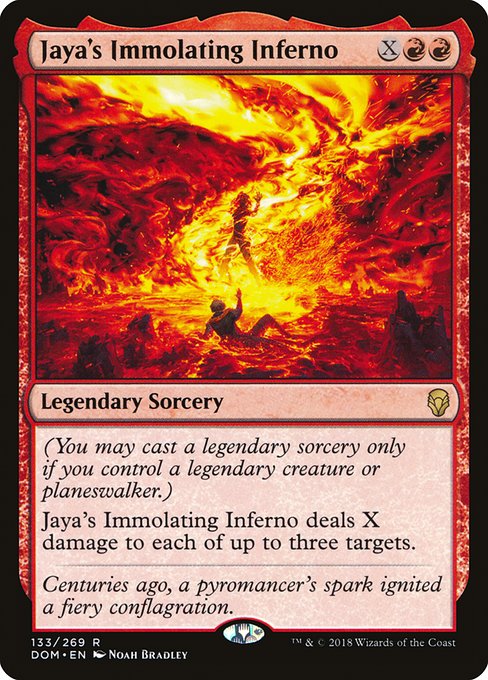 Jaya's Immolating Inferno (133) [Dominaria]