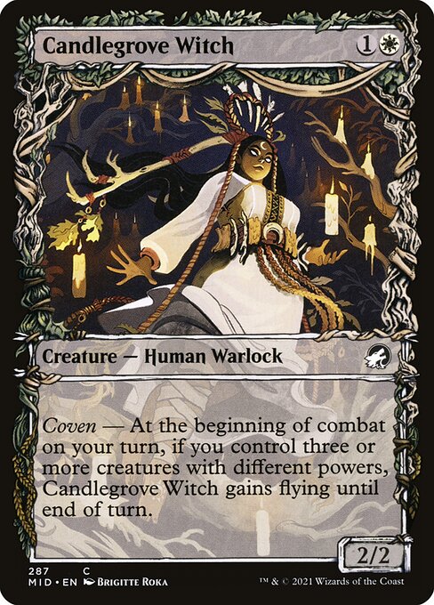 Candlegrove Witch (287) [Innistrad: Midnight Hunt] [Showcase]