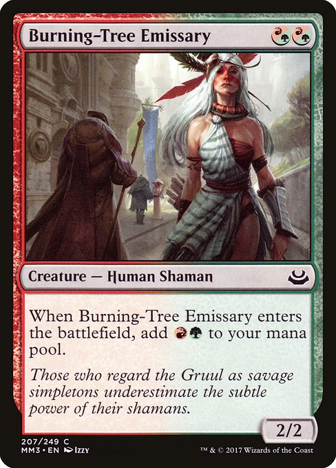 Burning-Tree Emissary (207) [Modern Masters 2017]