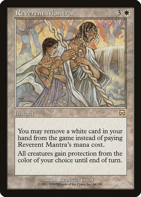 Reverent Mantra (44) [Mercadian Masques]