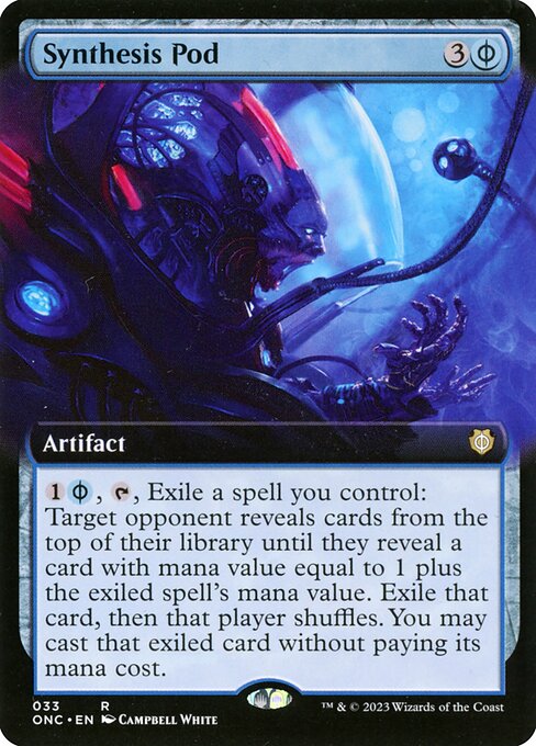 Synthesis Pod (33) [Phyrexia: All Will Be One Commander] [Extended Art]