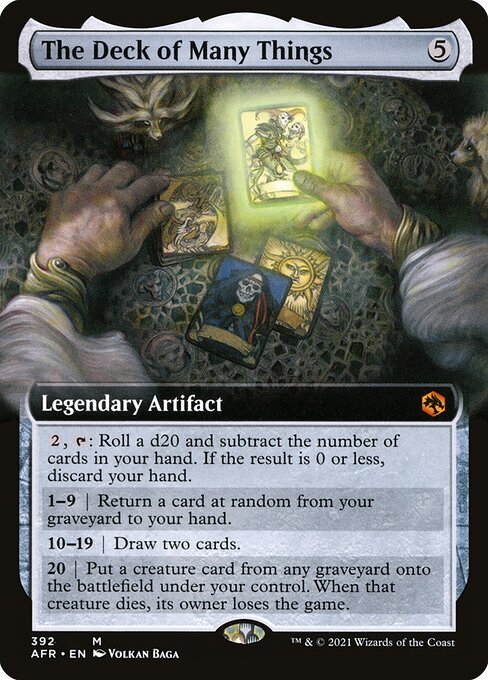 The Deck of Many Things (392) [Adventures in the Forgotten Realms] [Extended Art]