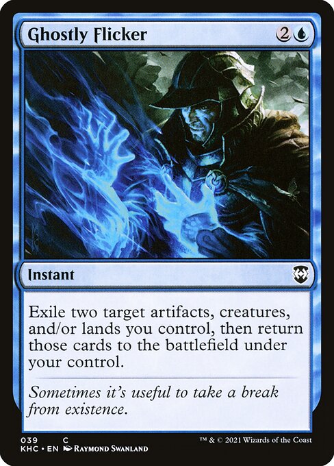 Ghostly Flicker (39) [Kaldheim Commander]