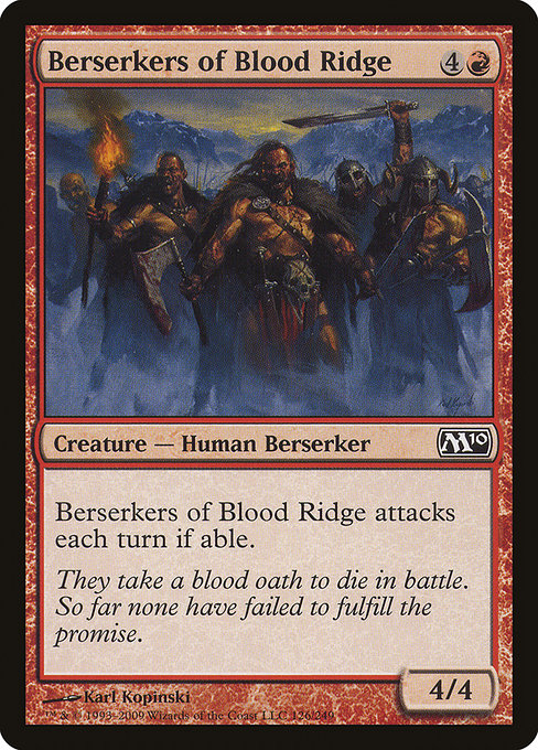 Berserkers of Blood Ridge (126) [Magic 2010]