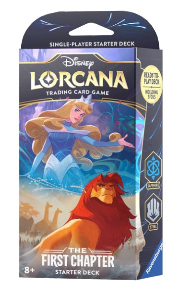 Disney Lorcana The First Chapter: Sapphire &amp; Steel Starter Deck image 0