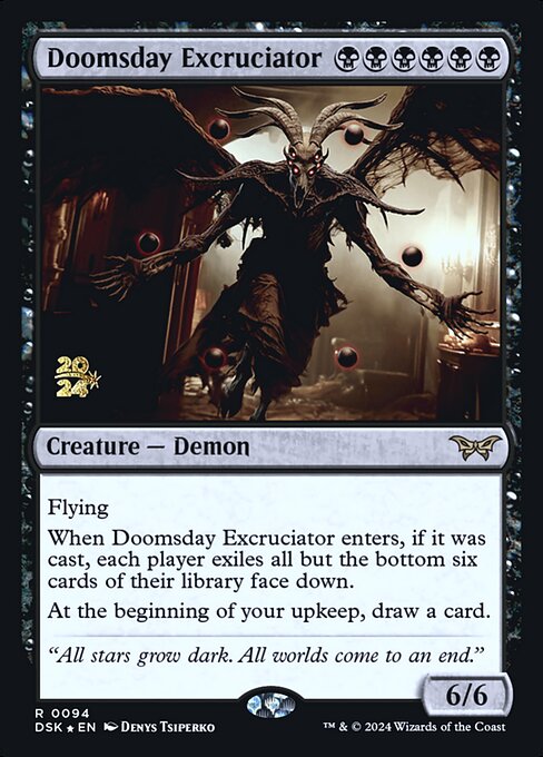 Doomsday Excruciator (94s) [Duskmourn: House of Horror Promos]