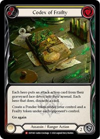 Codex of Frailty (OUT160) [Outsiders]