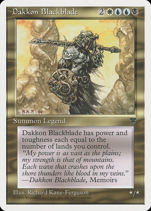 Dakkon Blackblade (75) [Chronicles]