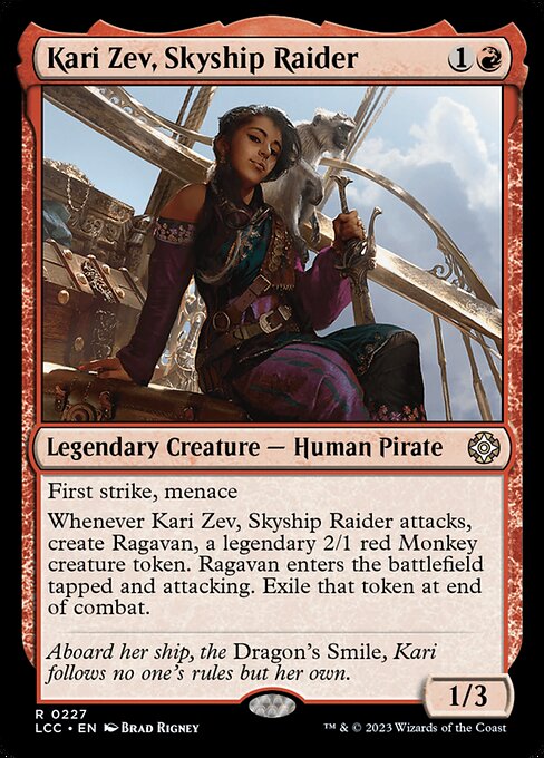 Kari Zev, Skyship Raider (227) [The Lost Caverns of Ixalan Commander]
