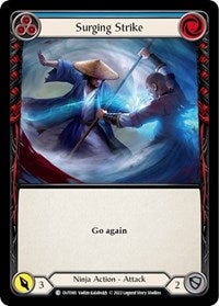 Surging Strike (Blue) (OUT085) [Outsiders]