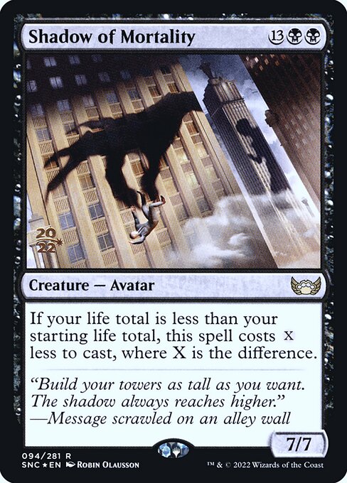 Shadow of Mortality (94s) [Streets of New Capenna Promos]