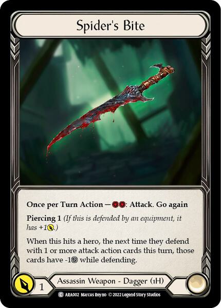 Spider's Bite (ARA002) [Blitz Deck Outsiders Arakni]