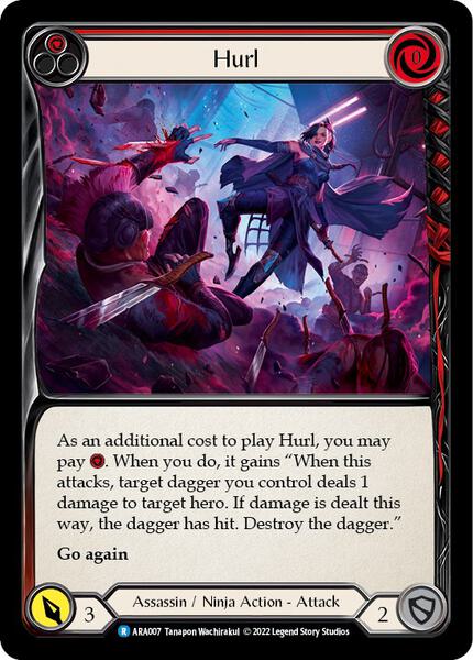 Hurl (Red) (ARA007) [Blitz Deck Outsiders Arakni]