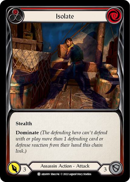 Isolate (Red) (ARA009) [Blitz Deck Outsiders Arakni]