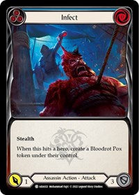 Infect (Blue) (ARA022) [Blitz Deck Outsiders Arakni]
