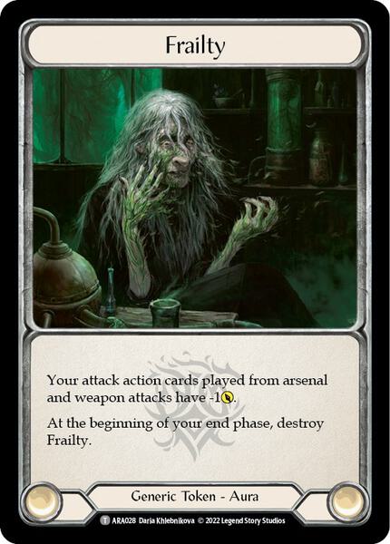 Frailty (ARA028) [Blitz Deck Outsiders Arakni]