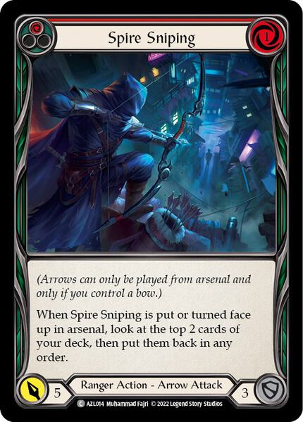 Spire Sniping (Red) (AZL014) [Blitz Deck Outsiders Azalea]