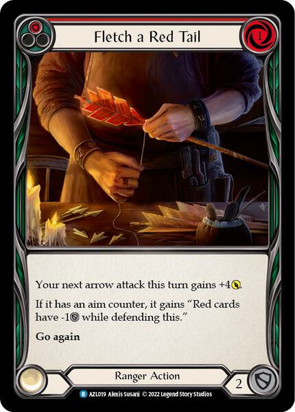 Fletch a Red Tail (Red) (AZL019) [Blitz Deck Outsiders Azalea]