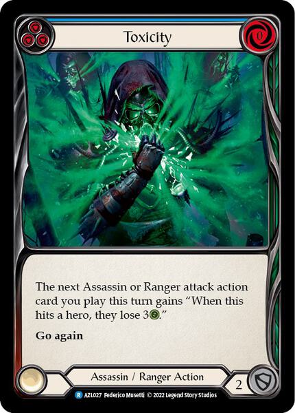 Toxicity (Blue) (AZL027) [Blitz Deck Outsiders Azalea]