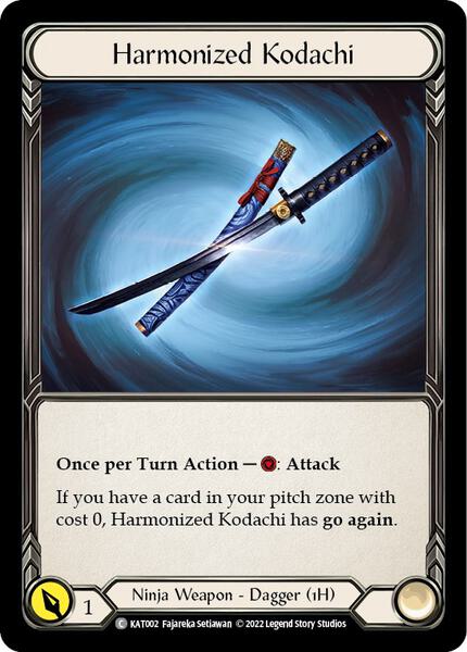 Harmonized Kodachi (KAT002) [Blitz Deck Outsiders Katsu]