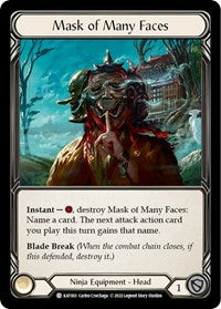 Mask of Many Faces (KAT003) [Blitz Deck Outsiders Katsu]