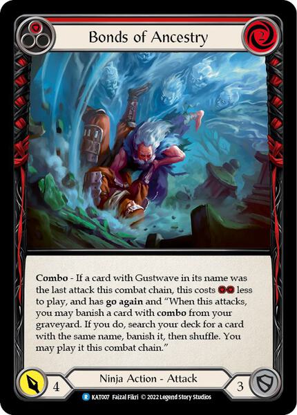 Bonds of Ancestry (Red) (KAT007) [Blitz Deck Outsiders Katsu]