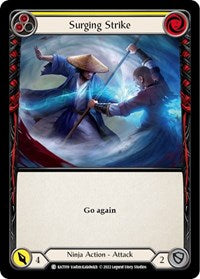 Surging Strike (Yellow) (KAT019) [Blitz Deck Outsiders Katsu]