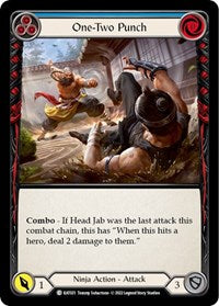 One-Two Punch (Blue) (KAT021) [Blitz Deck Outsiders Katsu]
