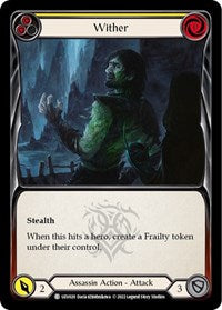 Wither (Yellow) (UZU020) [Blitz Deck Outsiders Uzuri]