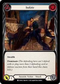Isolate (Blue) (UZU022) [Blitz Deck Outsiders Uzuri]