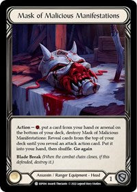 Mask of Malicious Manifestations (RIP004) [Blitz Deck Outsiders Riptide]