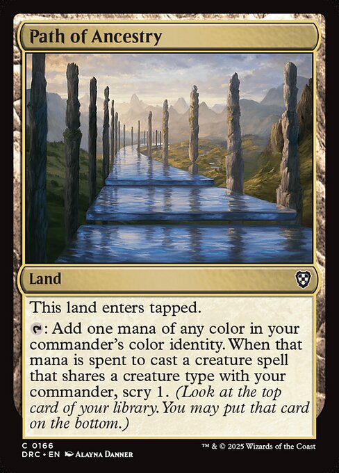 Path of Ancestry (166) [Aetherdrift Commander]