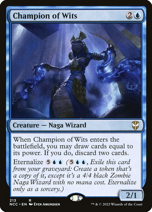 Champion of Wits (213) [New Capenna Commander]